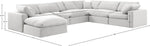 Comfy - 7 Piece Velvet Modular Sectional With Chaise