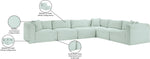 Shaggy - 6 Piece Modular Corner Sectional
