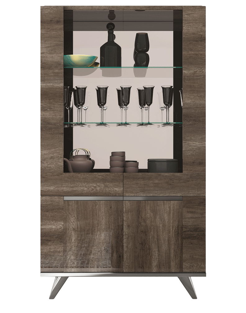 Medea - 2 Door China - Dark Brown