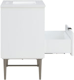 Modernist - Bathroom Vanity With Chrome Legs