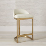 Got Your Back - Counter Stool - Gold / White