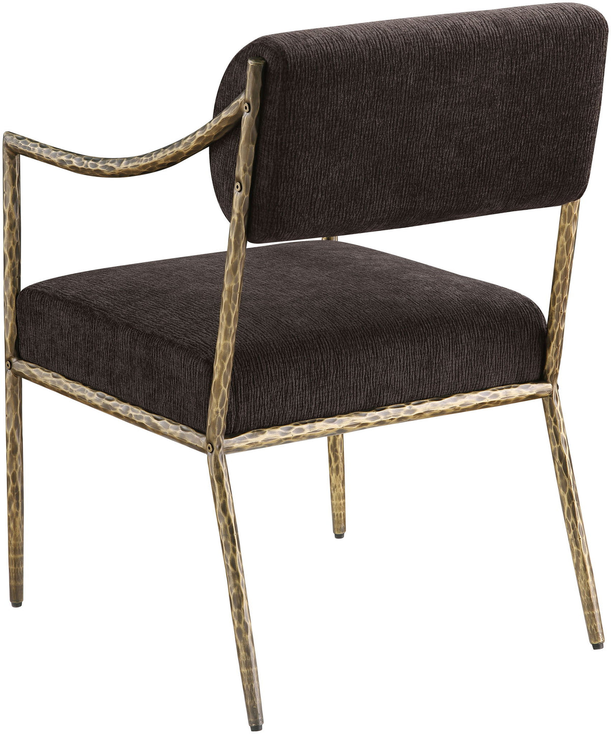Bastille - Upholstered Dining Arm Chair (Set of 2) - Brass Frame