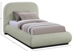 Vaughn - Chenille Bed With Black Base