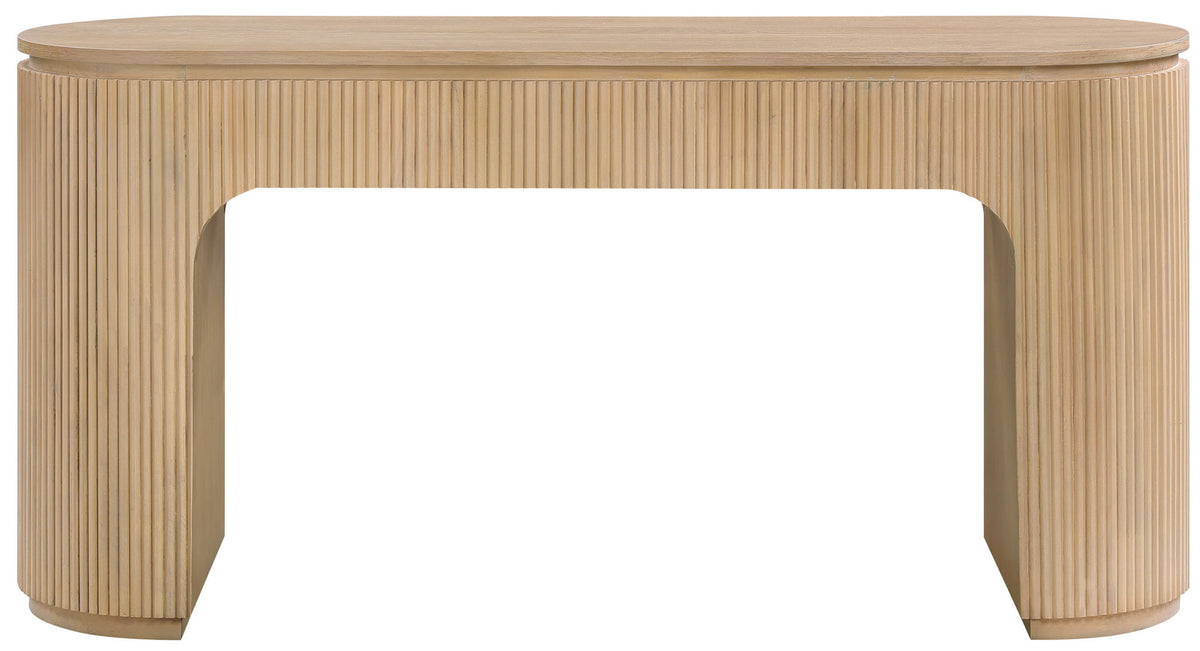 Astrid - Solid Wood And Oak Veneer Desk