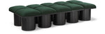 Pavilion - 10 Piece Modular Bench With Black Base