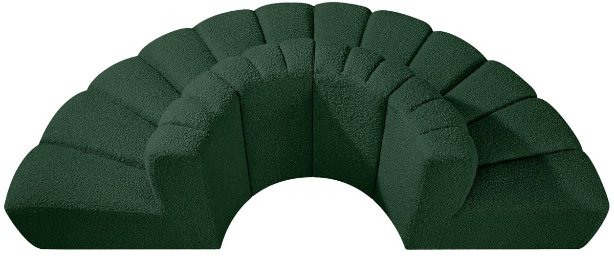 Arc - Boucle Fabric 4 Piece Modular Sofa