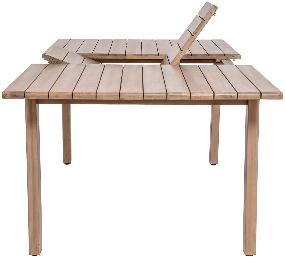 Newport - Acacia Wood 86.75" / 108" Outdoor Patio Dining Table - Natural