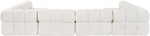 Orin - U-Shaped Velvet 6 Piece Modular Sectional