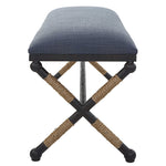 Firth - Rustic Bench - Navy