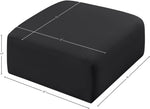 Arc - Faux Leather Ottoman