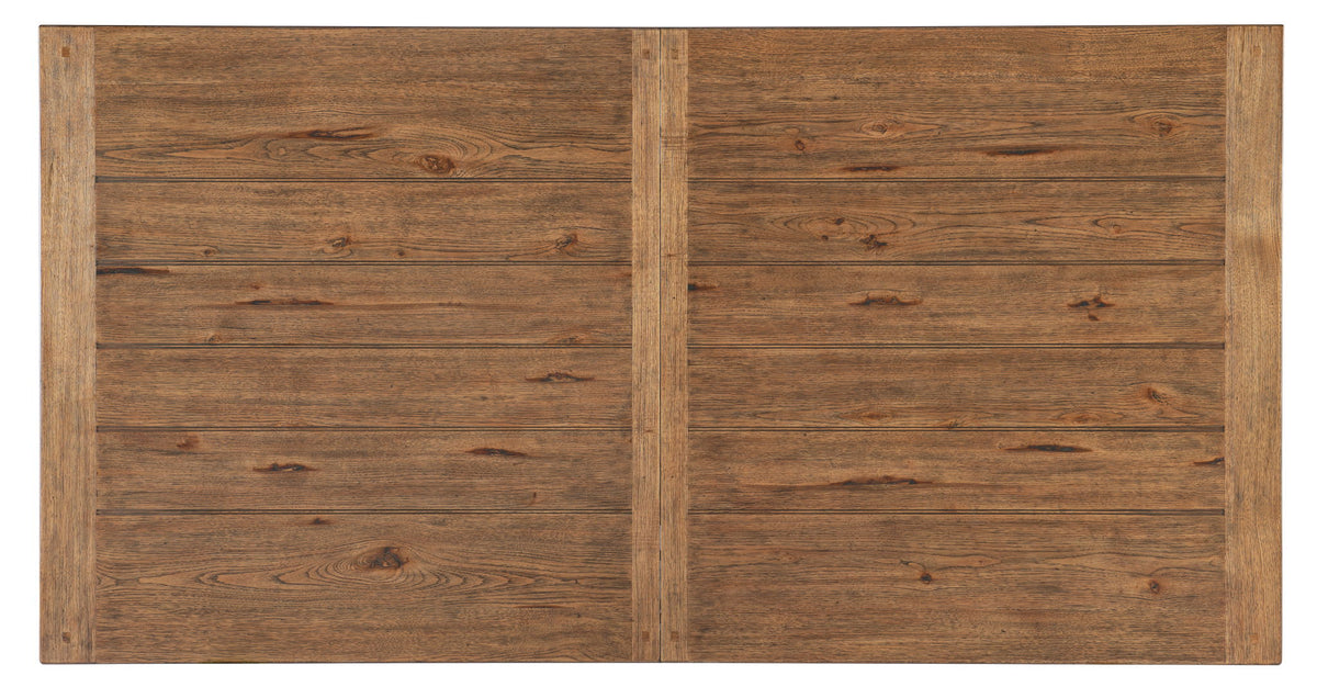 Big Sky - Trestle Dining Table With 2-20" Leaves - Light Brown