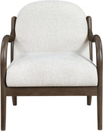 Helmsley - Performance Fabric Upholstered Accent Chair - Brown Frame