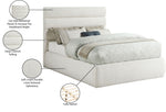 Adam - Linen Fabric Bed With 52" Headboard