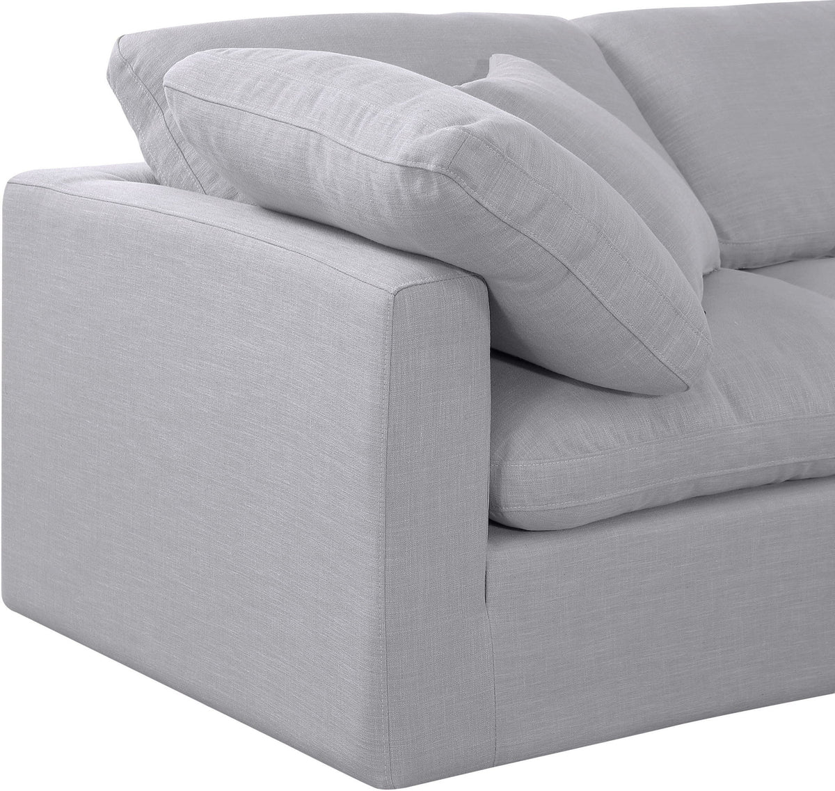 Indulge - Linen 5 Piece Modular Sectional With Chaise