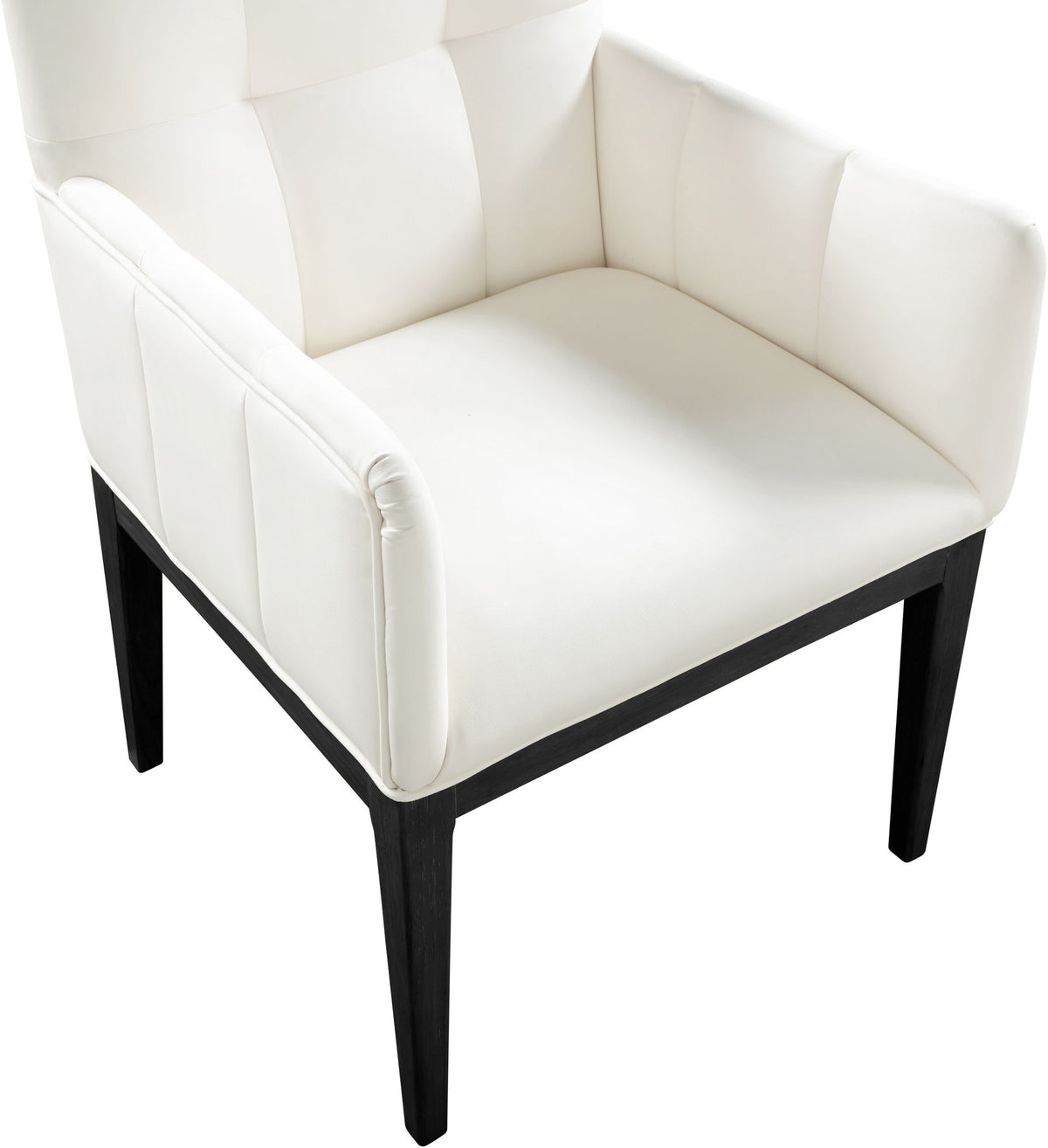 Adrian - Dining Arm Chair (Set of 2) - Black Legs