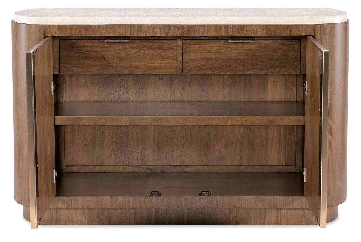 Eleana - Server - Medium Wood / Beige