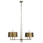 Double Shot - Pendant - Light Antique Brass