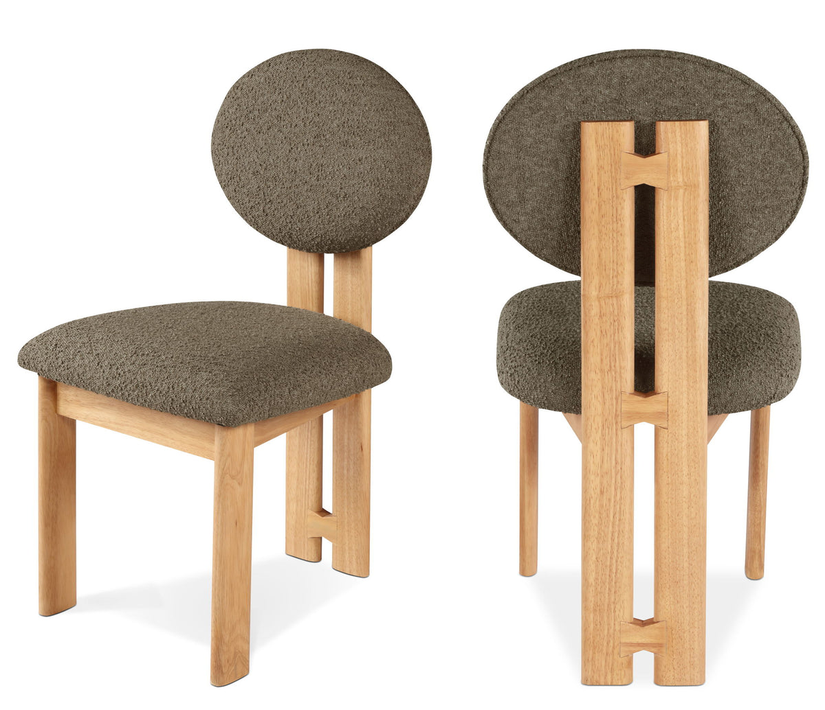 Napa - Dining Chair With Natural Legs (Set of 2)