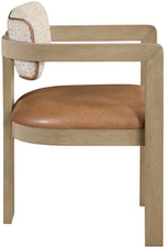 Ravina - Upholstered Dining Chair With Stained Natural Base (Set of 2)