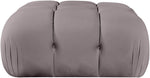 Orin - Velvet Performance Fabric Upholstered Modular Ottoman
