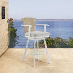 Hazel - Outdoor Patio Swivel Bar Stool