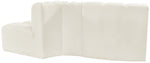 Arc - Velvet 3 Piece Modular Sofa