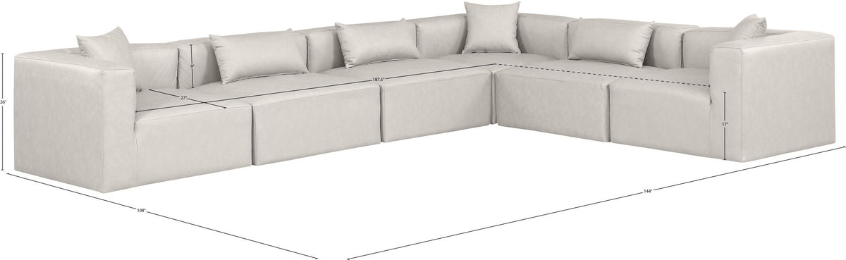 Cube - 6 Piece Modular Corner Sectional