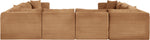 Shaggy - Fabric 8 Piece Modular U-Shaped Sectional