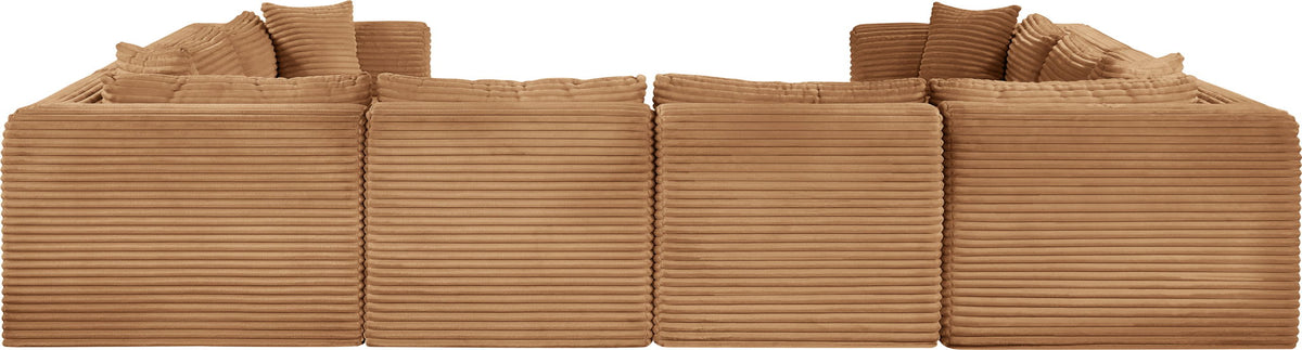 Shaggy - Fabric 8 Piece Modular U-Shaped Sectional