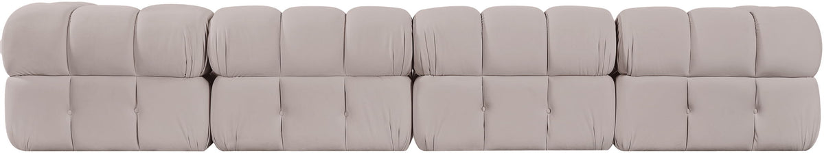 Orin - Fabric Velvet 4 Piece Modular Sofa