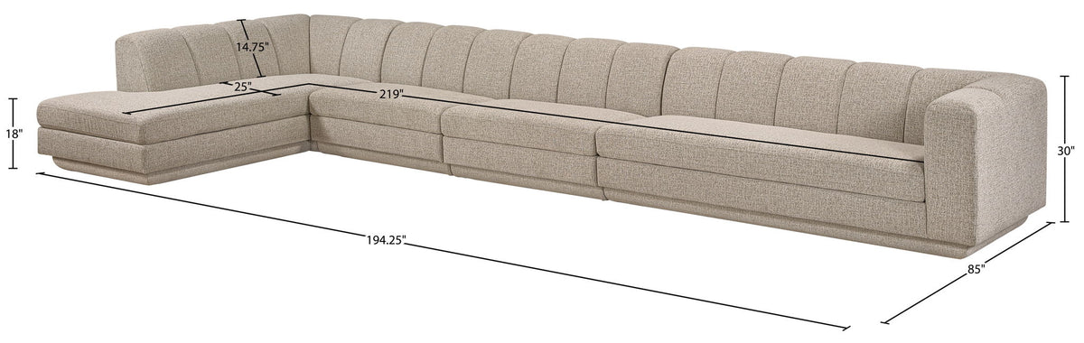 Modari - Sectional - Beige