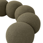 Apollo - Boucle Fabric Bench