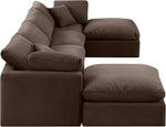 Indulge - Velvet 6 Piece Modular Double Chaise Sectional