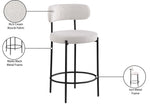 Beacon - Boucle Fabric Stool (Set of 2)
