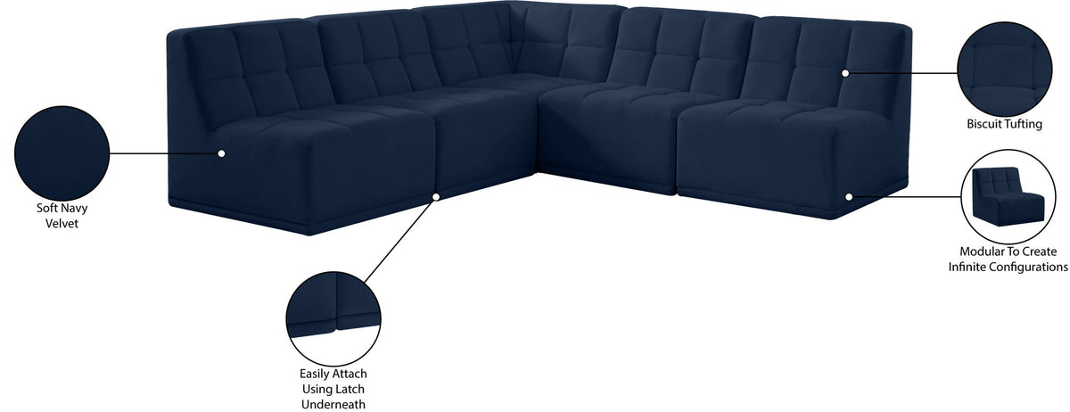 Relax - 5 Piece Modular Sectional