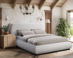 Vaughn - Chenille Bed With Black Base