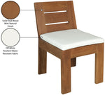 Mirella - Water Resistant Fabric Upholstered Outdoor Patio Dining Side Chair