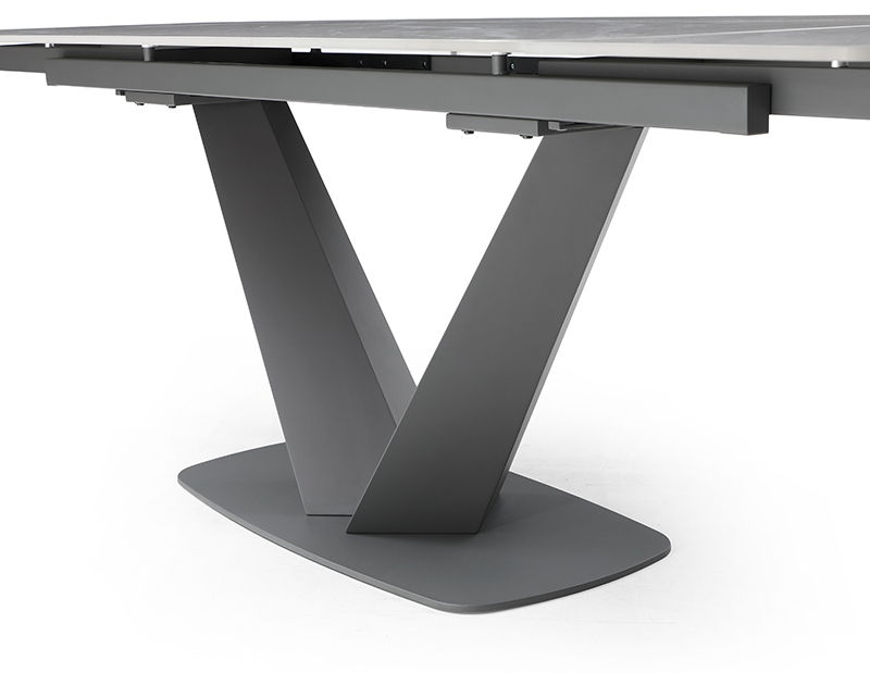 Cloud - Dining Table - Gray / Black