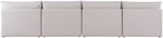 Mackenzie - Modular Sofa Armless - 4 Seats