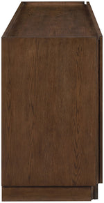 Everson - Oak Veneer And Solid Wood Sideboard/Buffet - Brown