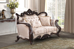 Constantine - Loveseat (KD) - Red / Cherry