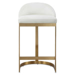 Got Your Back - Counter Stool - Gold / White