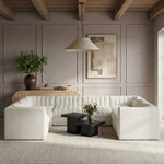 Rummi - Velvet Performance Fabric Upholstered Modular Sectional
