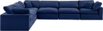 Comfy - 6 Piece Velvet Modular Corner Sectional