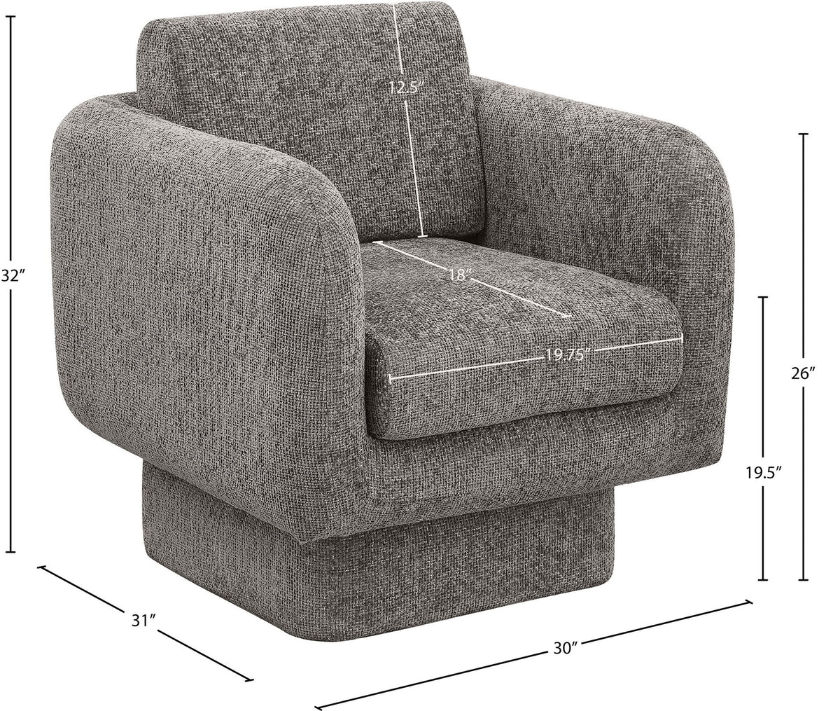 Alessandra - Swivel Accent Chair