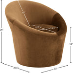 Tristan - Accent Chair - Saddle