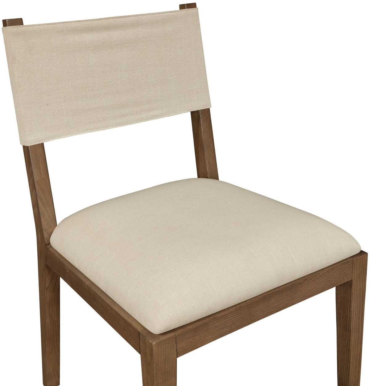 Avon - Linen Textured Performance Fabric Upholstered Dining Side Chair (Set of 2)