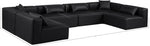 Cube - 6 Piece Modular Armless Sectional