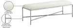 Valley - Bench With Silver Frame