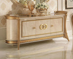 Melodia - 3 Door Buffet - Beige / Gold